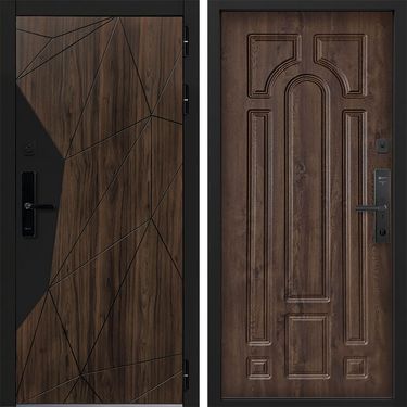 Дверь Command Doors Cyber Shelwood 17.02 Темный Дуб